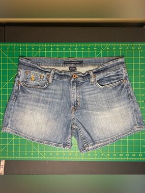 Ralph Lauren Sport Women's Light Blue Denim Jean Shorts 4” Inseam